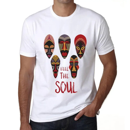 Men's Graphic T-Shirt Native Feel The Soul Eco-Friendly Limited Edition Short Sleeve Tee-Shirt Vintage Birthday Gift Novelty