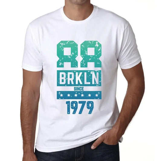 Men's Graphic T-Shirt Brkln Since 1979 45th Birthday Anniversary 45 Year Old Gift 1979 Vintage Eco-Friendly Short Sleeve Novelty Tee