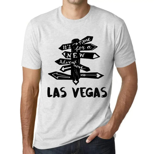 Men's Graphic T-Shirt It’s Time For A New Adventure In Las Vegas Eco-Friendly Limited Edition Short Sleeve Tee-Shirt Vintage Birthday Gift Novelty