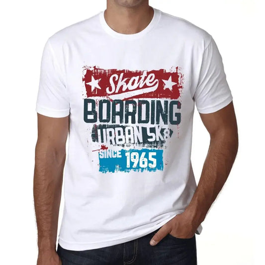 Men's Graphic T-Shirt Urban Skateboard Since 1965 59th Birthday Anniversary 59 Year Old Gift 1965 Vintage Eco-Friendly Short Sleeve Novelty Tee