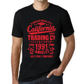 Men's Graphic T-Shirt California Trading Since 1991 33rd Birthday Anniversary 33 Year Old Gift 1991 Vintage Eco-Friendly Short Sleeve Novelty Tee