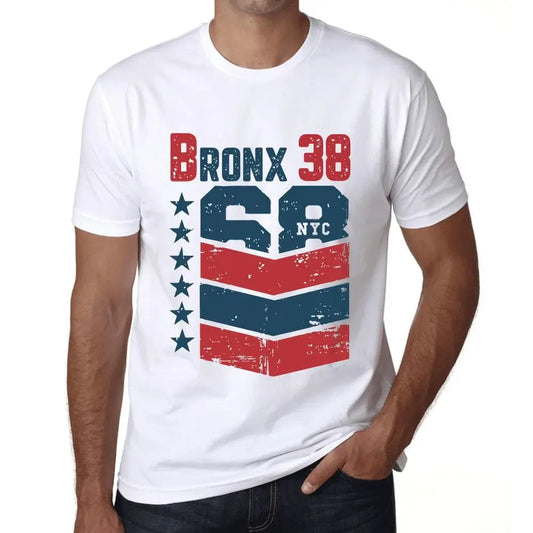 Men's Graphic T-Shirt Bronx 38 38th Birthday Anniversary 38 Year Old Gift 1986 Vintage Eco-Friendly Short Sleeve Novelty Tee
