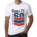 Men's Graphic T-Shirt Bronx 72 72nd Birthday Anniversary 72 Year Old Gift 1952 Vintage Eco-Friendly Short Sleeve Novelty Tee