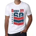 Men's Graphic T-Shirt Bronx 89 89th Birthday Anniversary 89 Year Old Gift 1935 Vintage Eco-Friendly Short Sleeve Novelty Tee