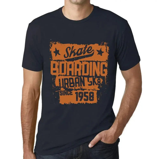 Men's Graphic T-Shirt Urban Skateboard Since 1958 66th Birthday Anniversary 66 Year Old Gift 1958 Vintage Eco-Friendly Short Sleeve Novelty Tee