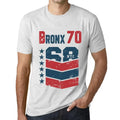 Men's Graphic T-Shirt Bronx 70 70th Birthday Anniversary 70 Year Old Gift 1954 Vintage Eco-Friendly Short Sleeve Novelty Tee