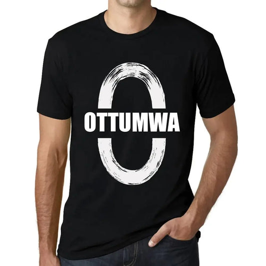 Men's Graphic T-Shirt Ottumwa Limited Edition Short Sleeve Tee-Shirt Vintage Birthday Gift Novelty