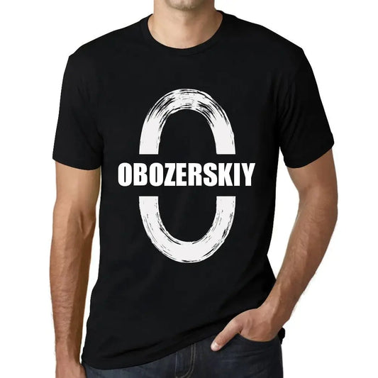 Men's Graphic T-Shirt Obozerskiy Limited Edition Short Sleeve Tee-Shirt Vintage Birthday Gift Novelty