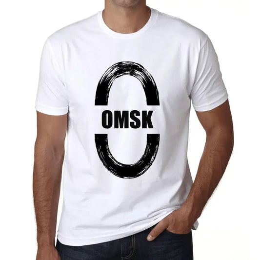 Men's Graphic T-Shirt Omsk Limited Edition Short Sleeve Tee-Shirt Vintage Birthday Gift Novelty