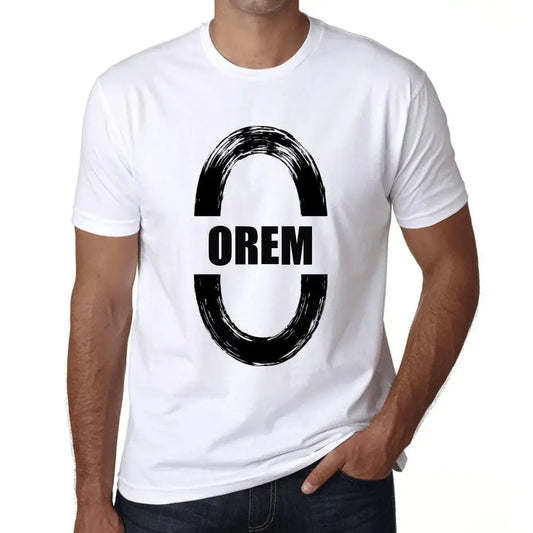 Men's Graphic T-Shirt Orem Limited Edition Short Sleeve Tee-Shirt Vintage Birthday Gift Novelty