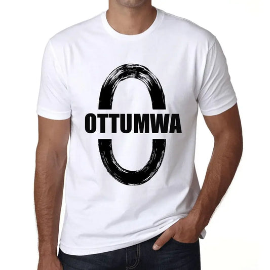 Men's Graphic T-Shirt Ottumwa Limited Edition Short Sleeve Tee-Shirt Vintage Birthday Gift Novelty