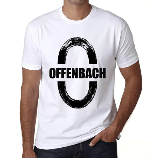 Men's Graphic T-Shirt Offenbach Limited Edition Short Sleeve Tee-Shirt Vintage Birthday Gift Novelty
