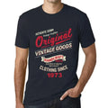 Men's Graphic T-Shirt Original Vintage Clothing Since 1973 51st Birthday Anniversary 51 Year Old Gift 1973 Vintage Eco-Friendly Short Sleeve Novelty Tee