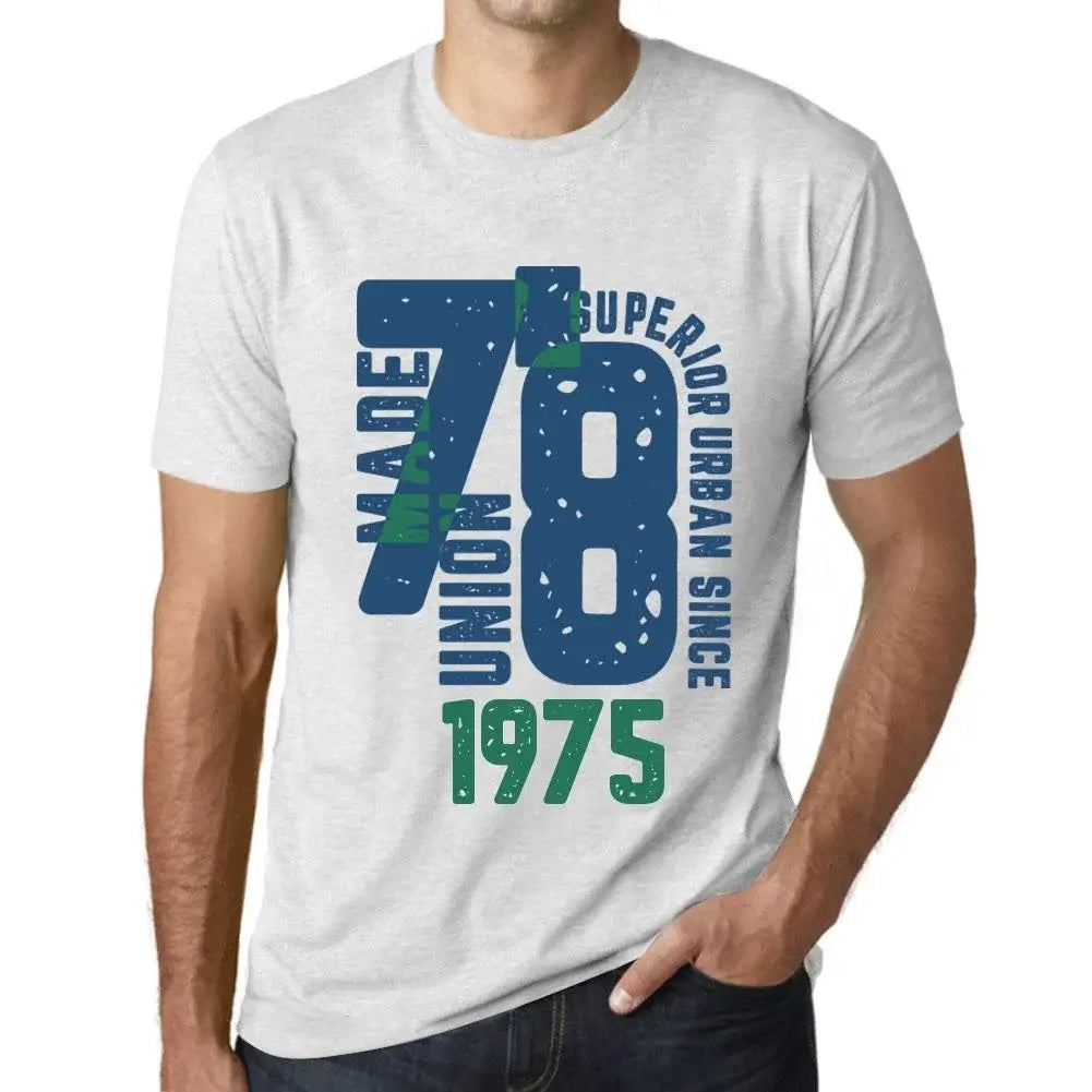 Men's Graphic T-Shirt Superior Urban Style Since 1975 49th Birthday Anniversary 49 Year Old Gift 1975 Vintage Eco-Friendly Short Sleeve Novelty Tee