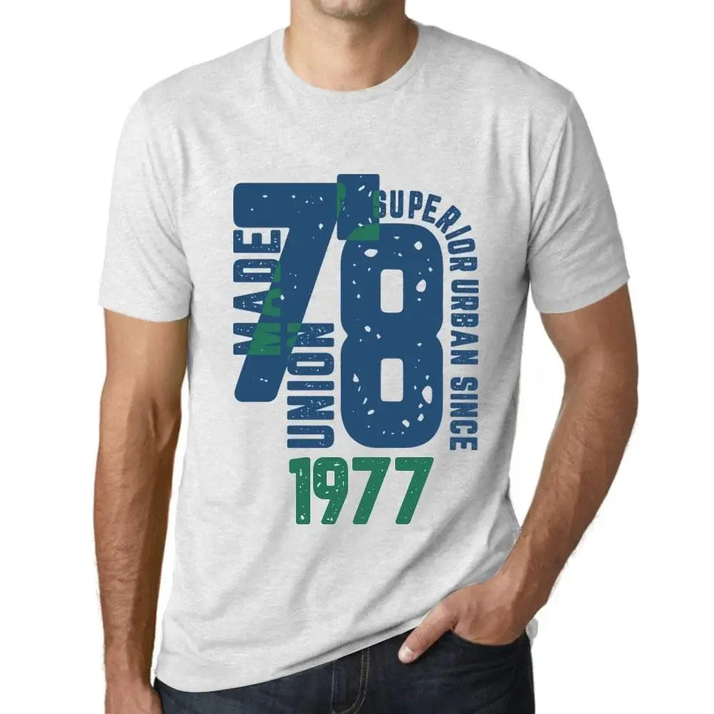 Men's Graphic T-Shirt Superior Urban Style Since 1977 47th Birthday Anniversary 47 Year Old Gift 1977 Vintage Eco-Friendly Short Sleeve Novelty Tee