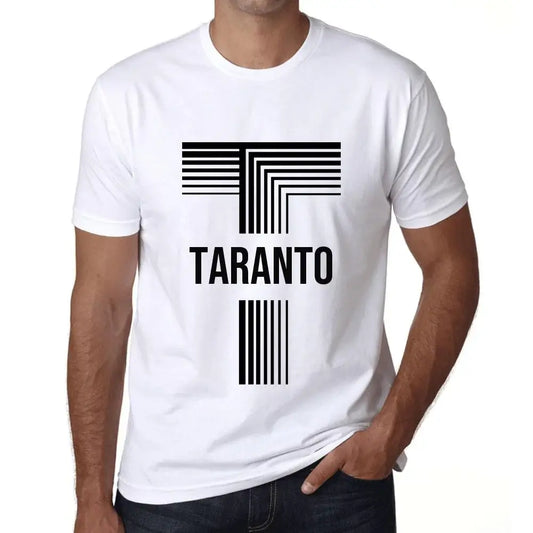Men's Graphic T-Shirt Taranto Eco-Friendly Limited Edition Short Sleeve Tee-Shirt Vintage Birthday Gift Novelty