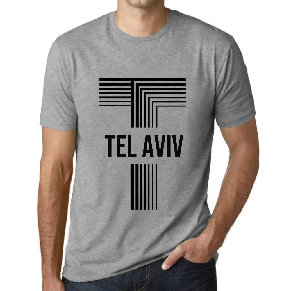 Men's Graphic T-Shirt Tel Aviv Eco-Friendly Limited Edition Short Sleeve Tee-Shirt Vintage Birthday Gift Novelty