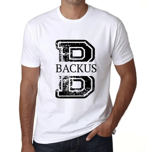 Men's Graphic T-Shirt Backus Eco-Friendly Limited Edition Short Sleeve Tee-Shirt Vintage Birthday Gift Novelty
