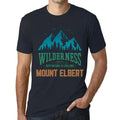 Men's Graphic T-Shirt Wilderness, Adventure Is Calling Mount Elbert Eco-Friendly Limited Edition Short Sleeve Tee-Shirt Vintage Birthday Gift Novelty