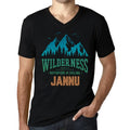 Men's Graphic T-Shirt V Neck Wilderness, Adventure Is Calling Jannu Eco-Friendly Limited Edition Short Sleeve Tee-Shirt Vintage Birthday Gift Novelty