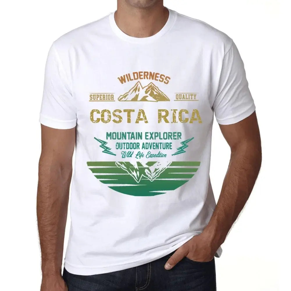 Men's Graphic T-Shirt Outdoor Adventure, Wilderness, Mountain Explorer Costa Rica Eco-Friendly Limited Edition Short Sleeve Tee-Shirt Vintage Birthday Gift Novelty