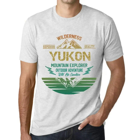 Men's Graphic T-Shirt Outdoor Adventure, Wilderness, Mountain Explorer Yukon Eco-Friendly Limited Edition Short Sleeve Tee-Shirt Vintage Birthday Gift Novelty