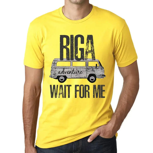 Men's Graphic T-Shirt Adventure Wait For Me In Riga Limited Edition Short Sleeve Tee-Shirt Vintage Birthday Gift Novelty