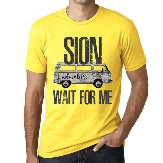 Men's Graphic T-Shirt Adventure Wait For Me In Sion Limited Edition Short Sleeve Tee-Shirt Vintage Birthday Gift Novelty