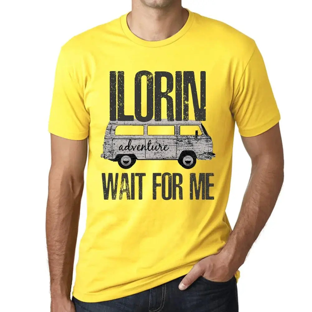 Men's Graphic T-Shirt Adventure Wait For Me In Ilorin Limited Edition Short Sleeve Tee-Shirt Vintage Birthday Gift Novelty