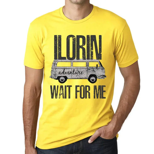 Men's Graphic T-Shirt Adventure Wait For Me In Ilorin Limited Edition Short Sleeve Tee-Shirt Vintage Birthday Gift Novelty