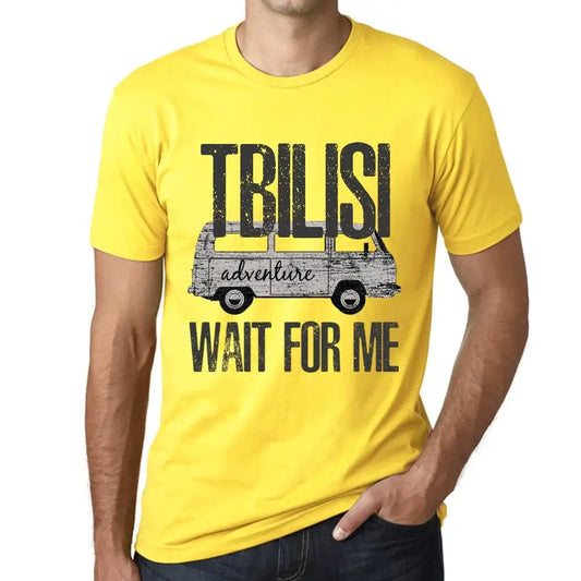 Men's Graphic T-Shirt Adventure Wait For Me In Tbilisi Limited Edition Short Sleeve Tee-Shirt Vintage Birthday Gift Novelty