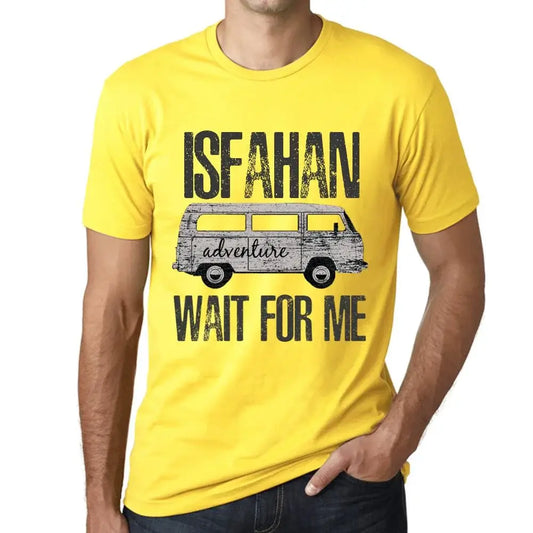 Men's Graphic T-Shirt Adventure Wait For Me In Isfahan Limited Edition Short Sleeve Tee-Shirt Vintage Birthday Gift Novelty