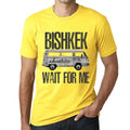 Men's Graphic T-Shirt Adventure Wait For Me In Bishkek Limited Edition Short Sleeve Tee-Shirt Vintage Birthday Gift Novelty