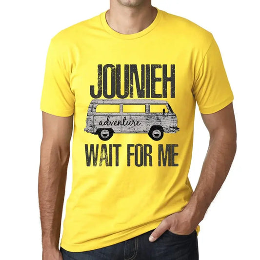 Men's Graphic T-Shirt Adventure Wait For Me In Jounieh Limited Edition Short Sleeve Tee-Shirt Vintage Birthday Gift Novelty