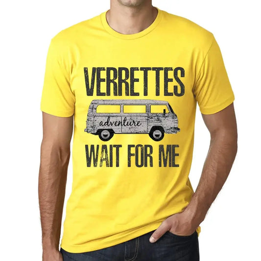 Men's Graphic T-Shirt Adventure Wait For Me In Verrettes Limited Edition Short Sleeve Tee-Shirt Vintage Birthday Gift Novelty