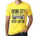 Men's Graphic T-Shirt Adventure Wait For Me In Benin City Limited Edition Short Sleeve Tee-Shirt Vintage Birthday Gift Novelty