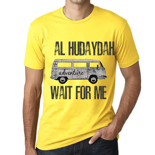 Men's Graphic T-Shirt Adventure Wait For Me In Al Hudaydah Limited Edition Short Sleeve Tee-Shirt Vintage Birthday Gift Novelty