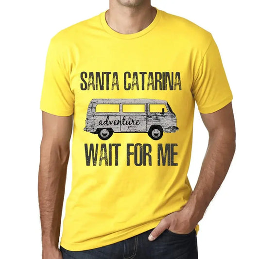 Men's Graphic T-Shirt Adventure Wait For Me In Santa Catarina Limited Edition Short Sleeve Tee-Shirt Vintage Birthday Gift Novelty