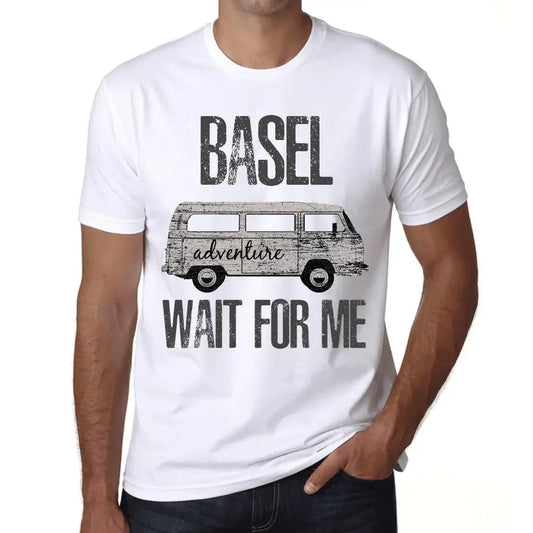 Men's Graphic T-Shirt Adventure Wait For Me In Basel Limited Edition Short Sleeve Tee-Shirt Vintage Birthday Gift Novelty