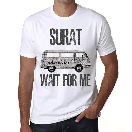 Men's Graphic T-Shirt Adventure Wait For Me In Surat Limited Edition Short Sleeve Tee-Shirt Vintage Birthday Gift Novelty
