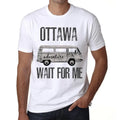 Men's Graphic T-Shirt Adventure Wait For Me In Ottawa Limited Edition Short Sleeve Tee-Shirt Vintage Birthday Gift Novelty