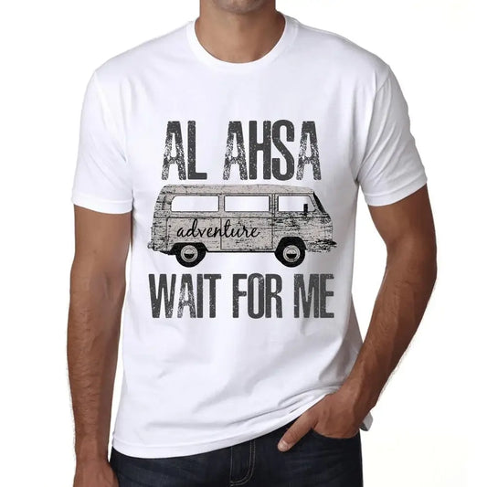 Men's Graphic T-Shirt Adventure Wait For Me In Al Ahsa Limited Edition Short Sleeve Tee-Shirt Vintage Birthday Gift Novelty