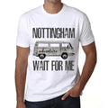 Men's Graphic T-Shirt Adventure Wait For Me In Nottingham Limited Edition Short Sleeve Tee-Shirt Vintage Birthday Gift Novelty