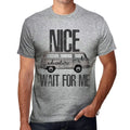 Homme Tee-Shirt L'Aventure M'Attend À Nice – Adventure Wait For Me In Nice – T-Shirt Graphique Vintage Cadeau Nouveauté