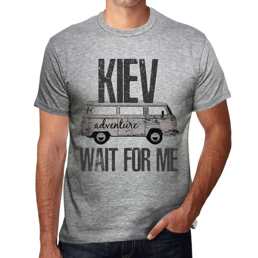 Men's Graphic T-Shirt Adventure Wait For Me In Kiev Limited Edition Short Sleeve Tee-Shirt Vintage Birthday Gift Novelty