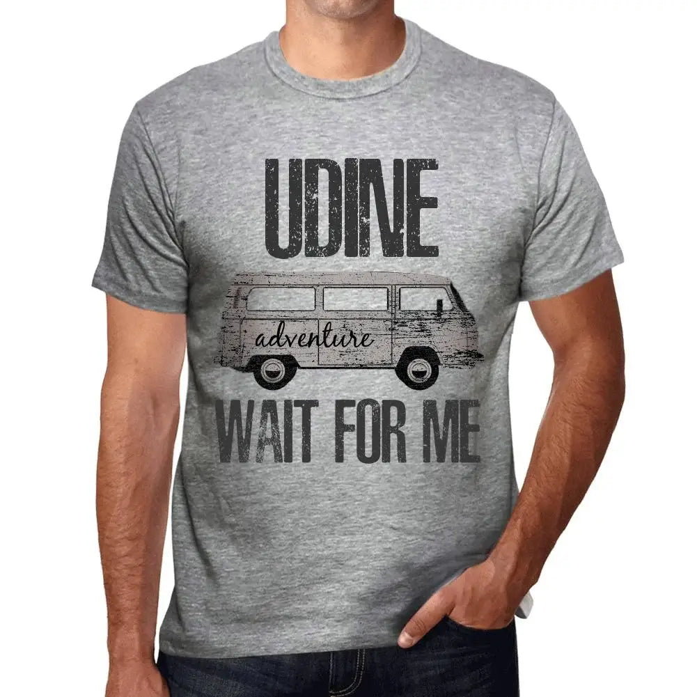 Men's Graphic T-Shirt Adventure Wait For Me In Udine Limited Edition Short Sleeve Tee-Shirt Vintage Birthday Gift Novelty