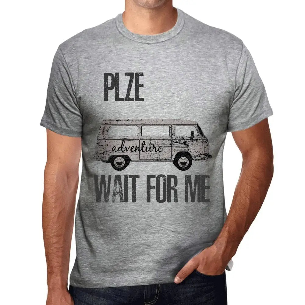 Men's Graphic T-Shirt Adventure Wait For Me In Plzeň Limited Edition Short Sleeve Tee-Shirt Vintage Birthday Gift Novelty