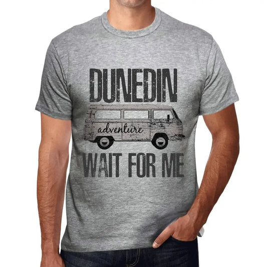 Men's Graphic T-Shirt Adventure Wait For Me In Dunedin Limited Edition Short Sleeve Tee-Shirt Vintage Birthday Gift Novelty