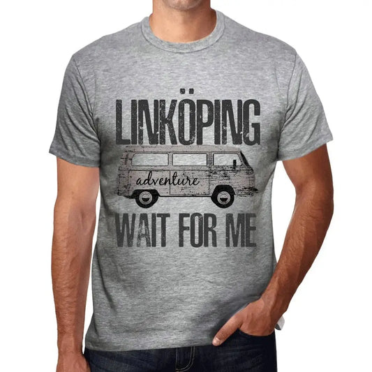 Men's Graphic T-Shirt Adventure Wait For Me In Linköping Eco-Friendly Limited Edition Short Sleeve Tee-Shirt Vintage Birthday Gift Novelty