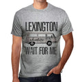 Men's Graphic T-Shirt Adventure Wait For Me In Lexington Limited Edition Short Sleeve Tee-Shirt Vintage Birthday Gift Novelty